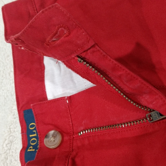 Polo Ralph Lauren Boys Red Pants Size 4 - Picture 7 of 7